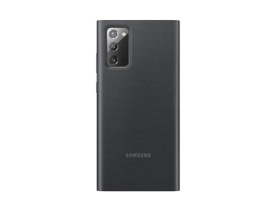Кожени калъфи Кожени калъфи за Samsung  Калъф тефтер CLEAR VIEW оригинален EF-ZN980CBEGWW за Samsung Galaxy Note 20 N980F черен